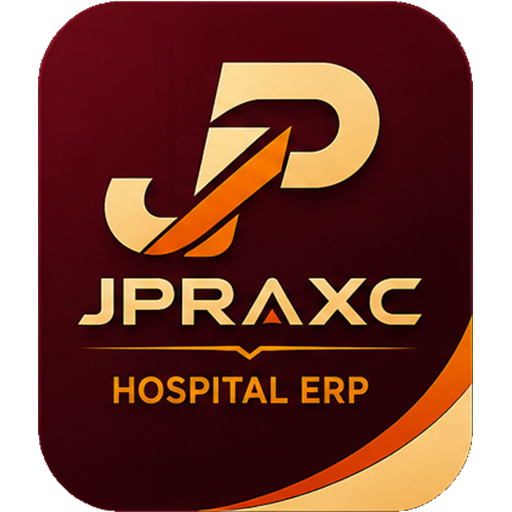 JPRAXC Hospital ERP logo